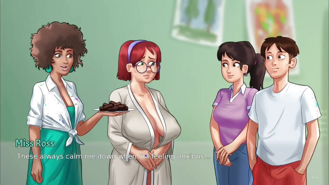 Barbara's erotic art lessons - summer time saga