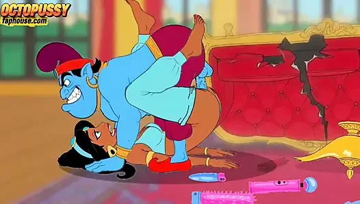 Futanari. Büyük yaraklı prenses Jasmine kızı. Porn Aladdin Series.
