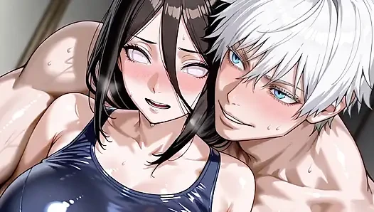 Gojo (jjk) X Hanabi (naruto)