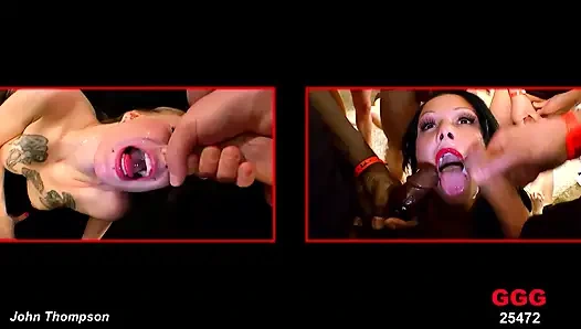 Ateşli Hatunlarla Vahşi Ggg Grup Seks Partisi Emiyor Ve Sikişiyor