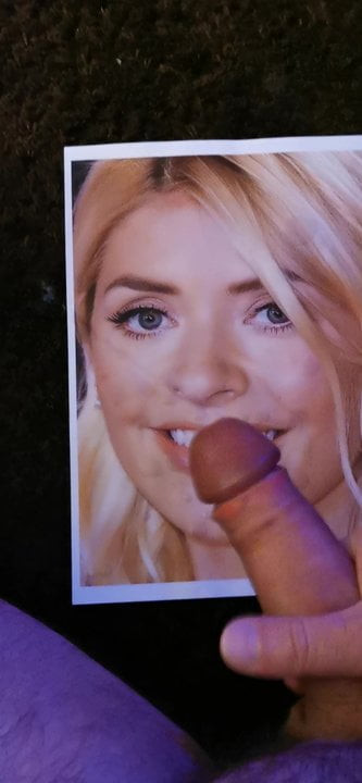 Holly Willoughby cum tribute 69
