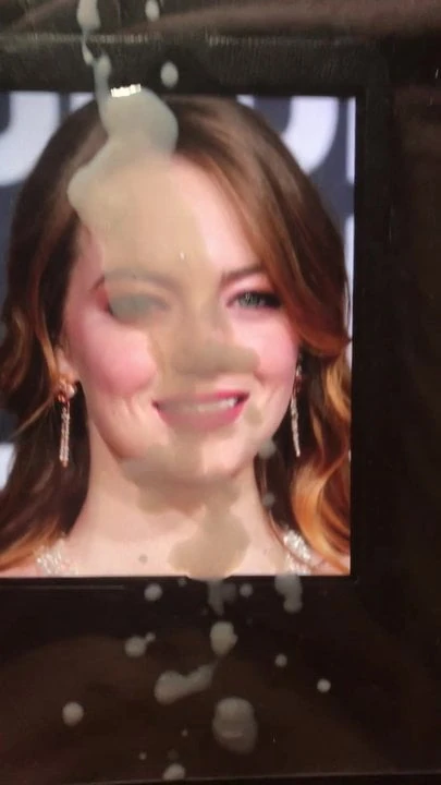 Emma Stone Cum Tribute 1