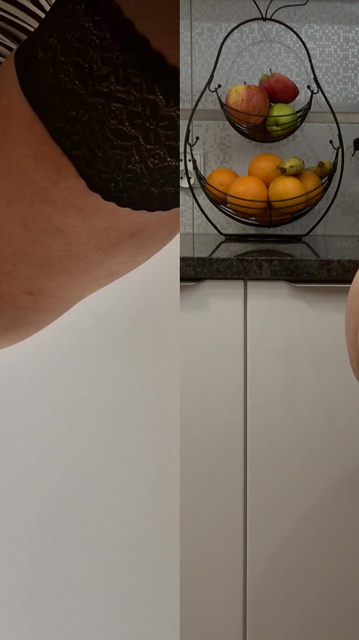 Powerful moment from "Stepmom Creampie in Kitchen squirt shaking orgasm"