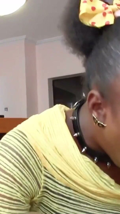 African Rock Chick Giving Sloppy Throat to White Tourist | Clip 1