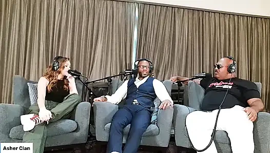 Взрослые артисты разговаривают на диване с Кэти Куш, Джейми Нокс и Mrflourish Подкаст Asherclantv