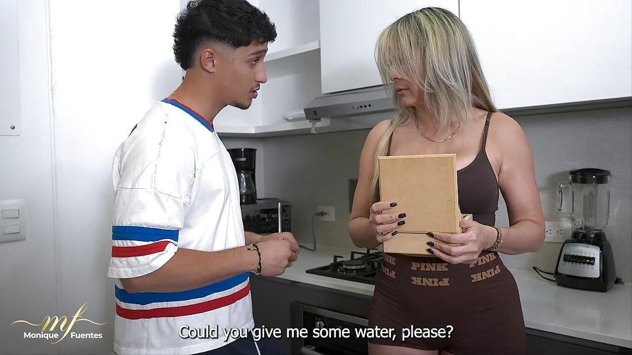 My stepmother gives me Viagra to get a hard-on so I can ride her - Monique Fuentes.