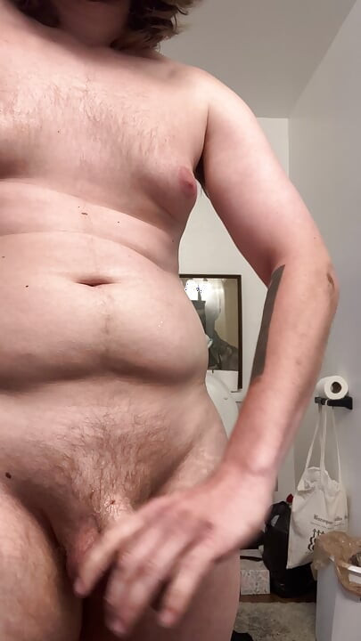 Stroking my cock this morning, wanna help?