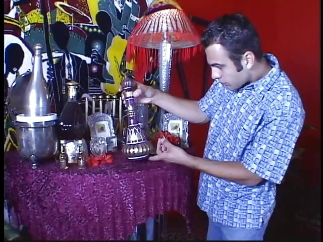 Curious Stud Found Magical Lamp in the Antques Emporium and Summoned Charmane Female Genie