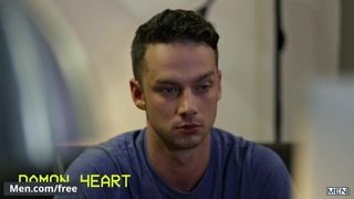 Szorstki homoseksualista analny pieprzyć z przystojniakami Damon Heart Paddy Obrian