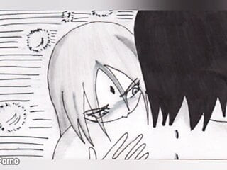 I want to make love to you and touch your sweet boobs - Comic Sasusaku