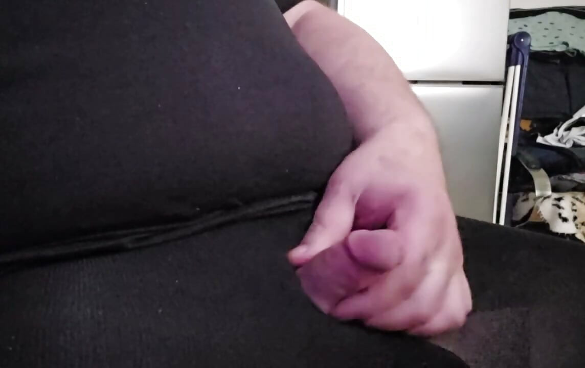 Jerking off my little cock and cumming