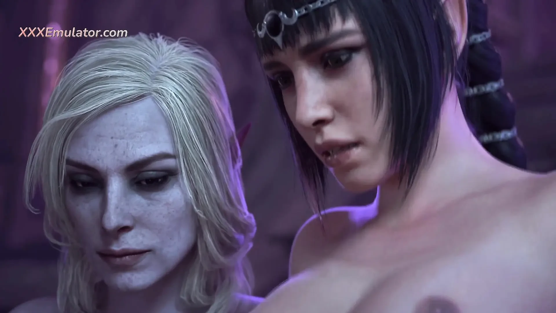 Shadowheart in Hot Threesome: Pussy Licking, Anal Sex, Squirting (Sex Game) Ultra Quality