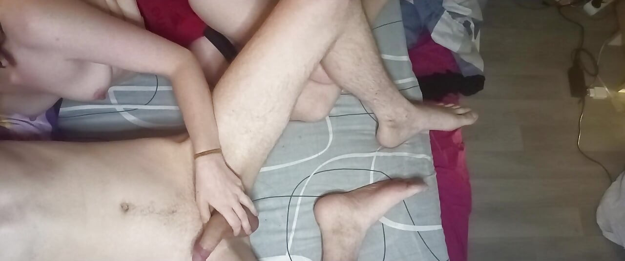 Annulingus and pegging as a couple