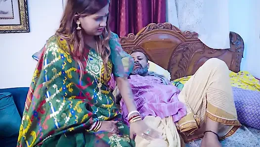 Bete ke ghar pe nhi rahne par sasur ne meri jawani ki pyaas bujhai