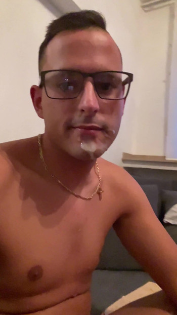 Thrilling moment from "German twink fucks his ass with dildo and cums in his mouth"