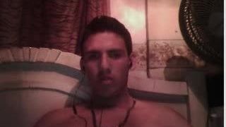 Straight guys feet on webcam #160
