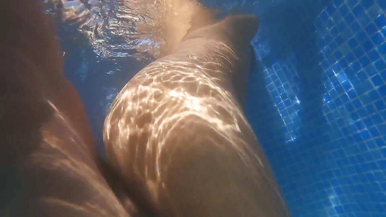 Hot Teen Slut Fucks in the Pool with Her Stepbrother!