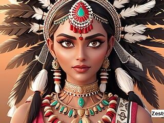 Indisk moster, indisk sex, indisk 18 -årig flicka