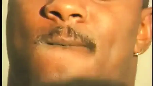 Big black guy licks pussy of naughty chocolate skinned chick and then fucks her on the bed