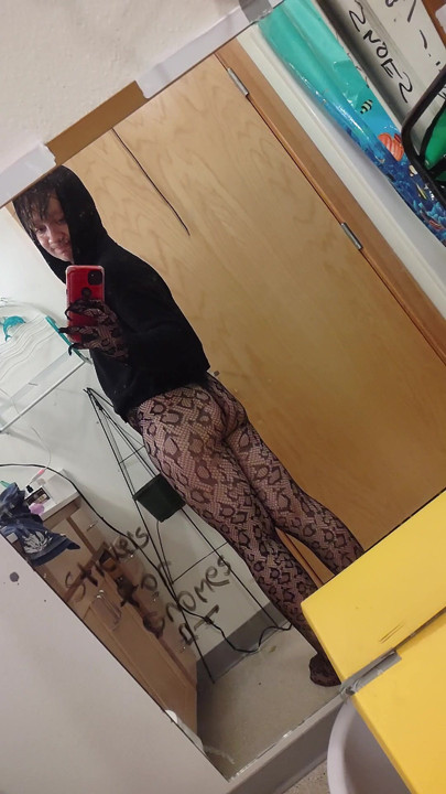 Aku di fishnet baru
