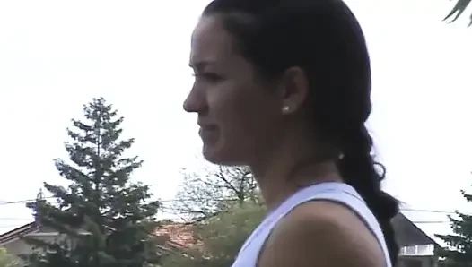 Pee Session with German Babe Who Likes to Have Fun Outdoor