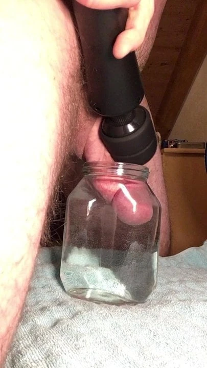 Magic Wand Cum in hot Water
