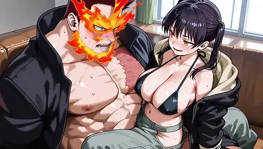 Пристрастие (MHA) х Тамаки (Огненная сила)