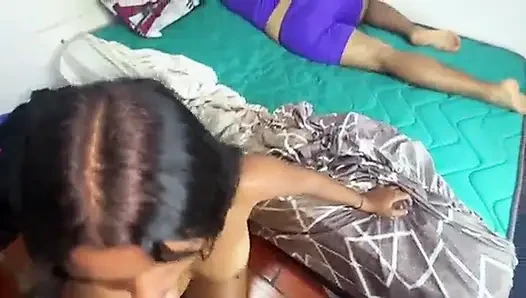 Stepmother finishes her member to the stepson asks inside for his milk