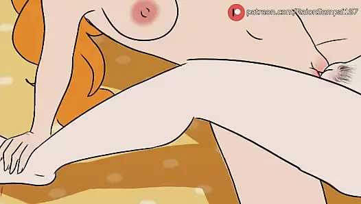 Big Tits Nami & Robin Threesome + Mitsuri Kanroji Creampie Animation