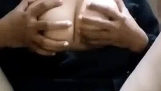 Real Veiled Ukhti Malay Shows Off Big Breasts part2