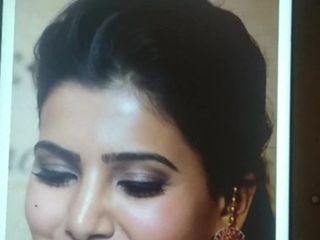 Тамільська актриса Саманта сперма на обличчя.