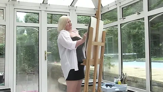 Lacey Starr yaşlı ve genç yalıyor