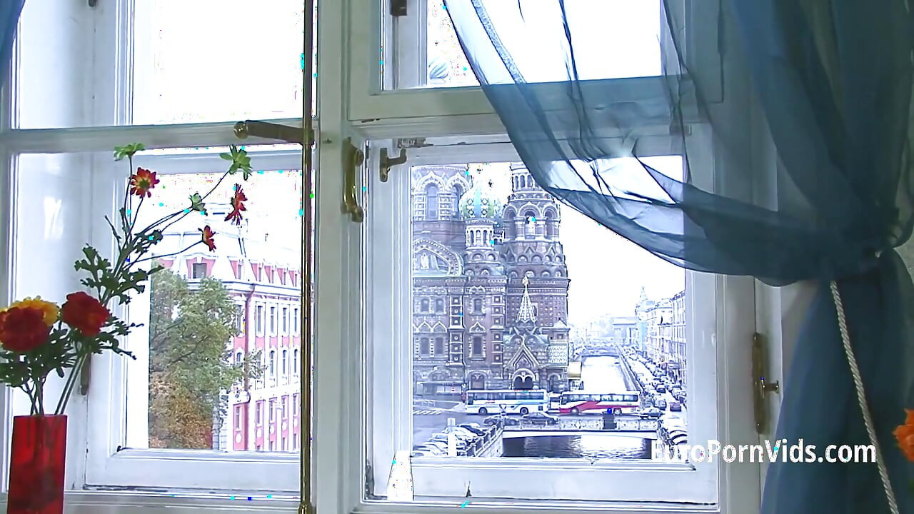 Teen Girl Hard Fucked in Ass by the Window