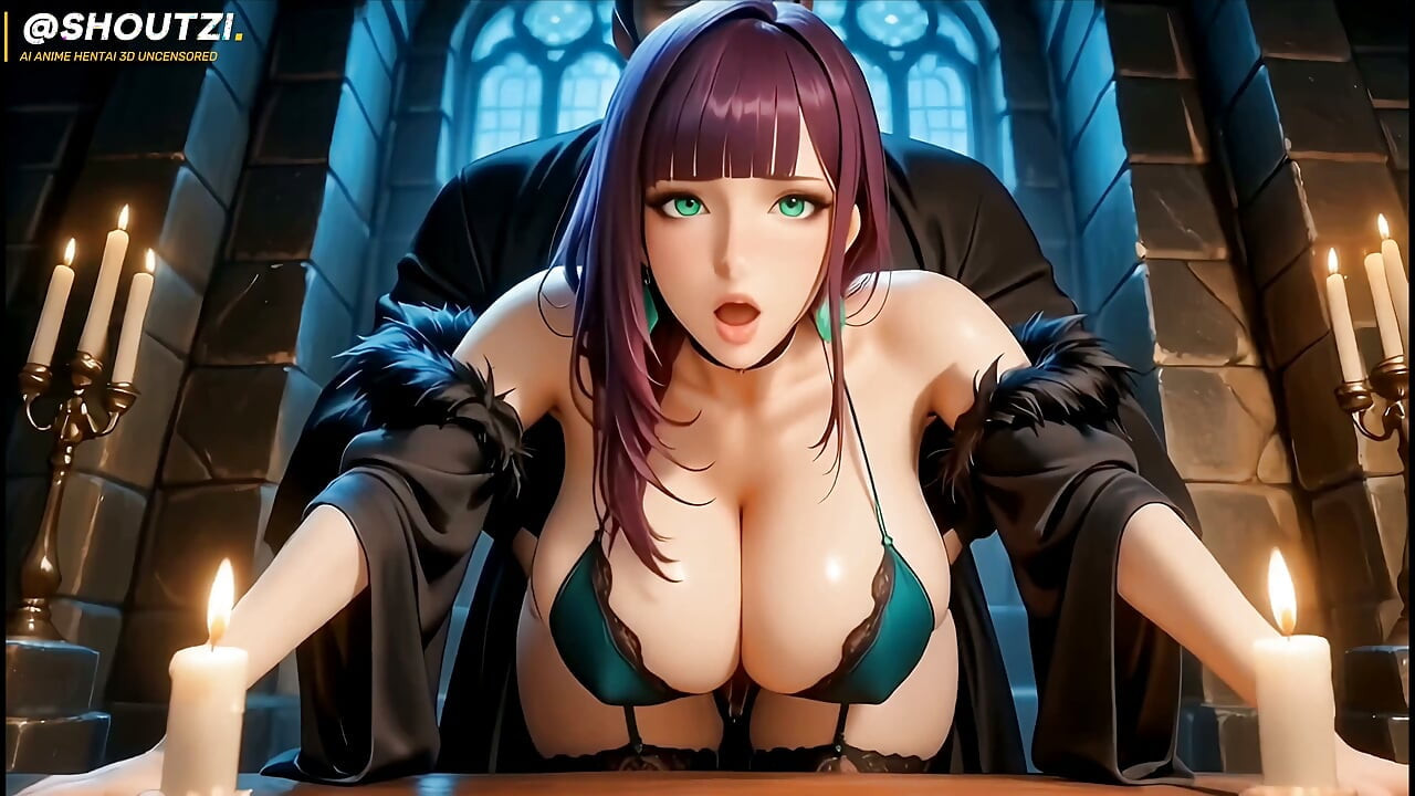 Hexa the Candlelit Witch Slut Harem Girl Blowjob Doggy Sex Tasty Facial 4k
