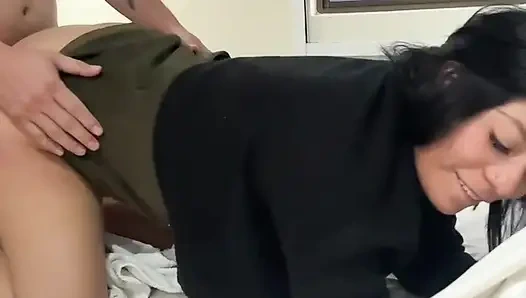 Anal with my stepfather's secretary