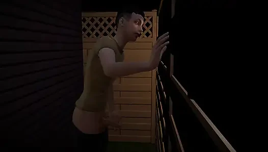 Kepergok lagi beraksi di taman, tetanggaku mergokin semuanya (video seks 3d) baru