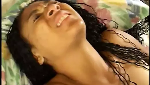 Big dicked black dude loves to stretch out cock sucking ebony beauty's a...