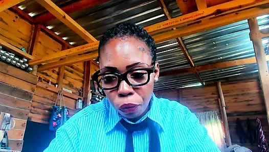 Guru bermain peran menghukum murid sange di penahanan...