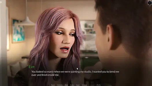 Eve lutscht riesigen schwanz und fickt sperma in ihre muschi