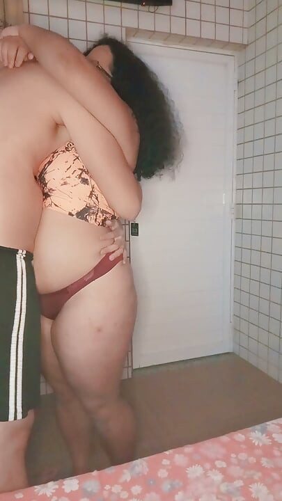 Running My Hand Over My Stepsister's Pussy