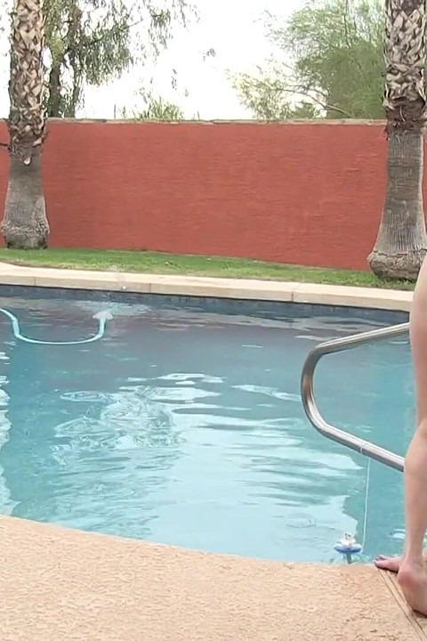 Relaxing by the Pool