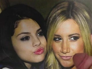 Ashley Tisdale și Selena Gomez ejaculare