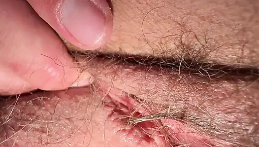 Super wet hairy wife