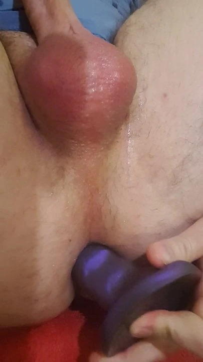 Fucking my ass with my strapon