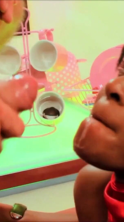 Sensual Jane is a sexy cook and she has an interracial foursome with her cute black milf friend | Clip 3