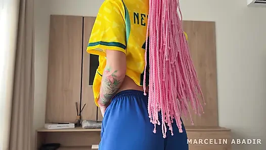 Fucked a Brazilian Football Fan Girl Creampie by Marcelin Abadir