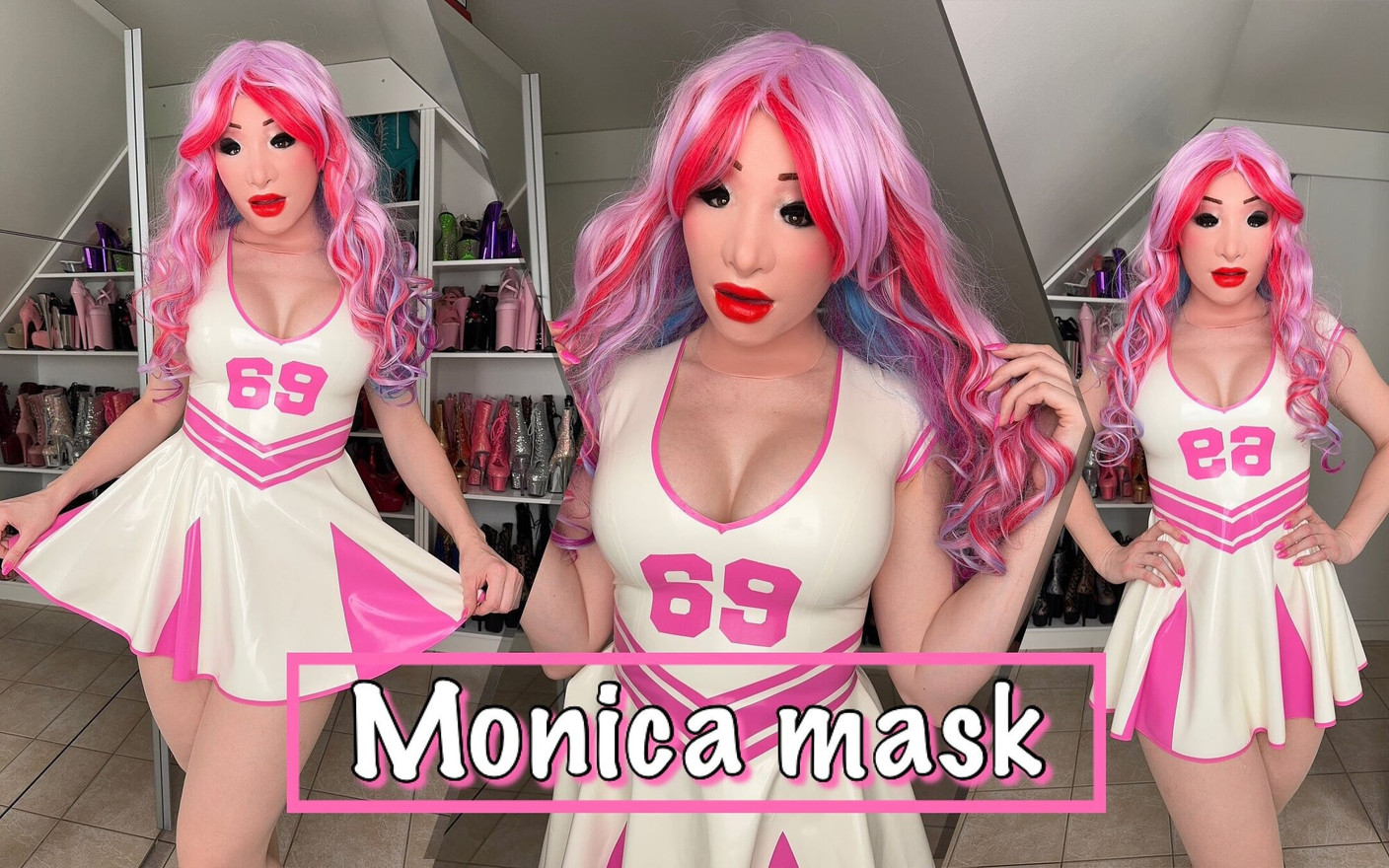 Trying New Female Mask