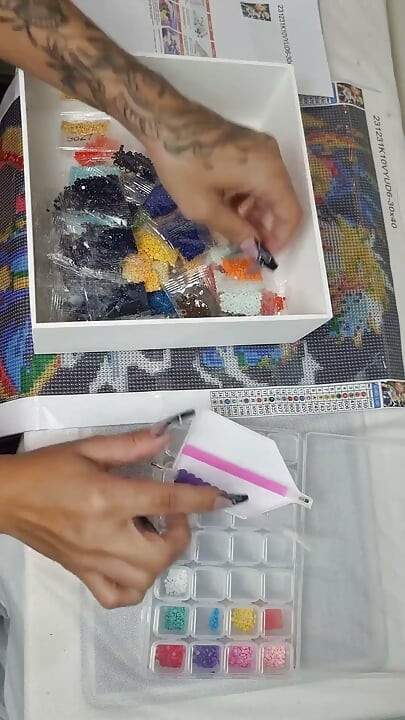 ASMR diamantkunst