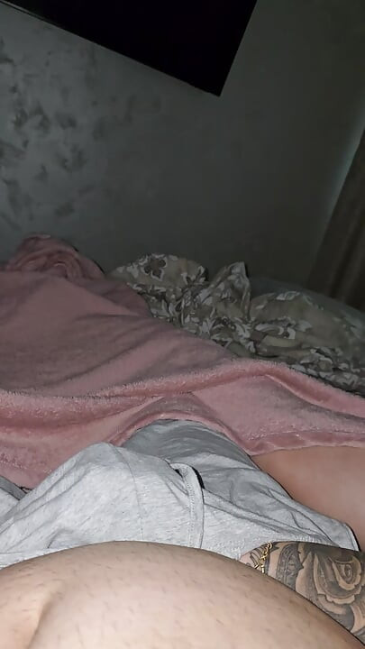 Step mom hand slip under step son underwear handjob his dick