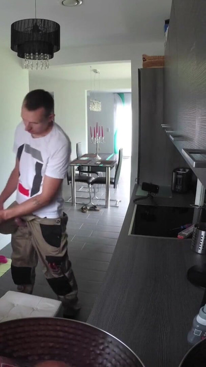 Powerful moment from "German Teen with Big Tit Seduce Repairman to Fuck her"